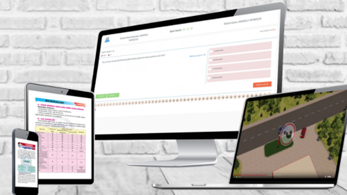 Ehliyet Çıkmış Sorularını Online Sürücü Kursu ile Takip Et