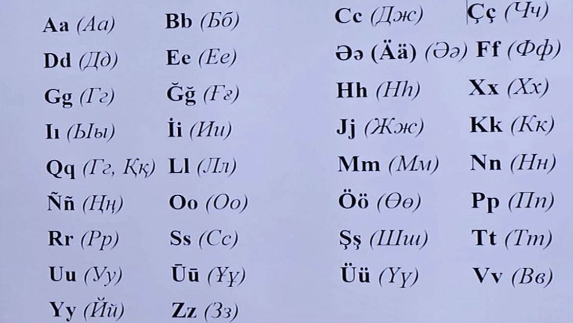 34 harften oluşan Ortak Türk Alfabesi üzerinde uzlaşı