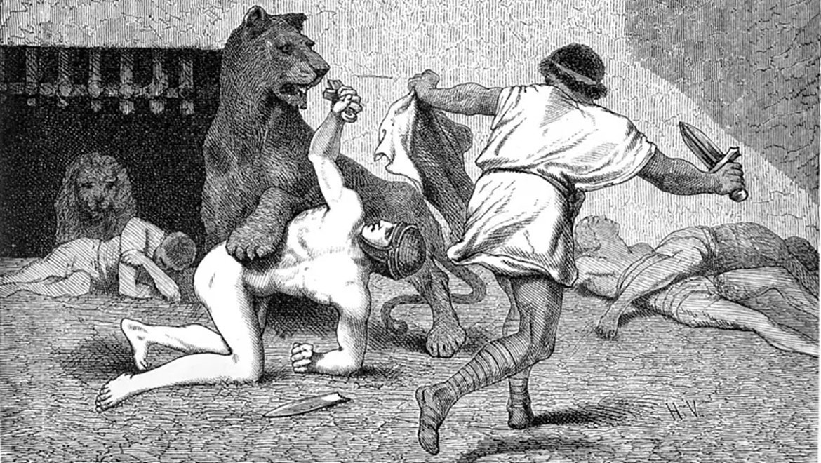 Gladyatörlerin aslanla savaştığı kanıtlandı