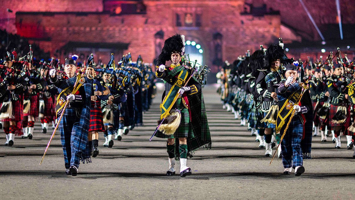 "Edinburgh Military Tattoo 2025" etkinliği düzenlendi